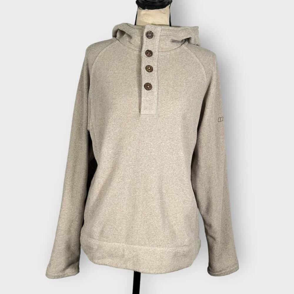 Berghaus Pullover Hoodie Beige Women's Plus Size 16